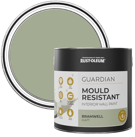 Rust-Oleum Green Guardian Mould Resistant Wall Paint - Bramwell 2.5L