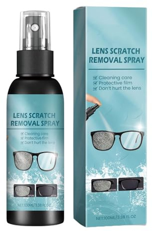 Nettoyant Rayures Lunettes De Soleil,Spray Réparation Rayures Verres Lunettes De Soleil - Solution Entretien pour Optiques Microscope Vitrines Phares Écrans Smartphone