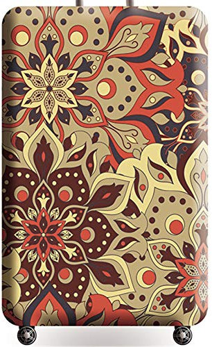 Hayisugal Kofferhülle Elastisch Kofferhülle extra dick Kofferschutzhülle Gepäck Cover Reisekoffer Hülle Kofferschutz Luggage Cover Gepäckabdeckung, 4#, M (22-24 Zoll)