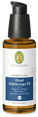 PRIMAVERA Aromapflege Haut Stärkungs Öl bio 50 ml - Aromaöl, Massageöl, Aromatherapie, ätherische Öle - Pflege, Schutz und Regeneration der Haut, Narbenpflege - vegan
