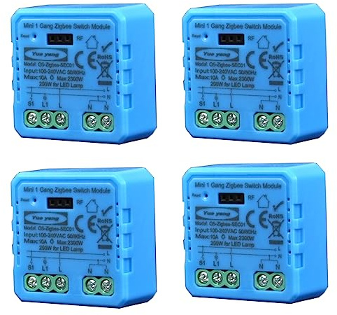 Yueyang ZigBee MINI DIY interrupteur intelligent, APP Control, ZigBee3.0 Protocol, compatible tuya ZBBridge/Hub Voice Control via Alexa/Google Home (4)