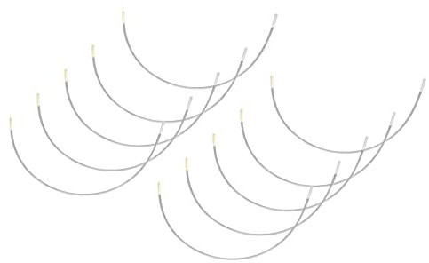 6 paia di reggiseno con ferretto di ricambio in acciaio inox coppa B, comodo e antiruggine, adatto per coppa B, argento/bianco, come mostrato, taglia unica, come da immagine, taglia unica