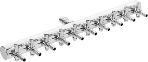POPETPOP Edelstahl Aquarium Luftpumpe Hebel 10-Wege-Splitter Verteiler Für Verteilung