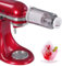 Gdrtwwh Attacco per ghiaccio a rasoio per impastatrice a colonna KitchenAid,rasoio per il ghiaccio e attacco per cono di neve per Kitchenaid Stand Mixer- BPA Free (8 pezzi stampo per ghiaccio incluso)