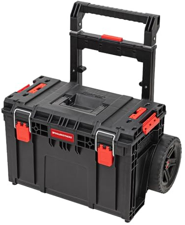 Toolbrothers RHINO XL Cart Plus ECO - Mobiler Werkzeugkoffer 37 l IP66 mit Doppelteleskopgriff