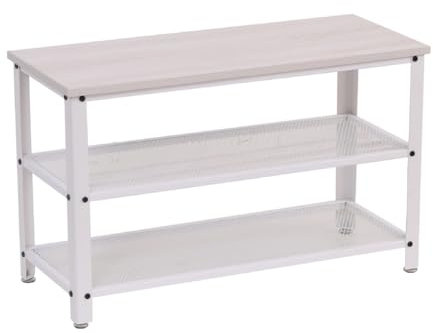 Schuhbank für den Eingangsbereich mit Aufbewahrungstür, Schuhregal für Zuhause, Schuhschrank, Schlafsaal, Schuhregal für Schuhschrank, Schuhregal, Bank (A)