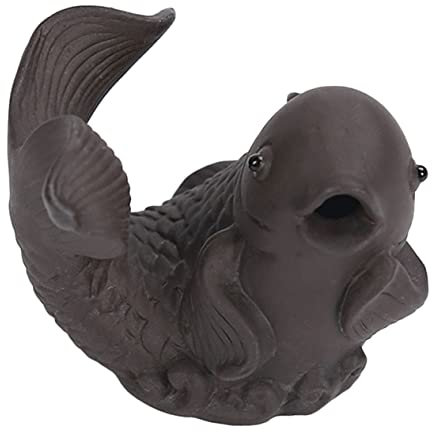 Alipis Karpfen Ornament Aus Sand Kreatives Design Für Teezubehör Desktop-Dekoration Und Büro-Accessoire Für Teezeremonien Pflanzendekor