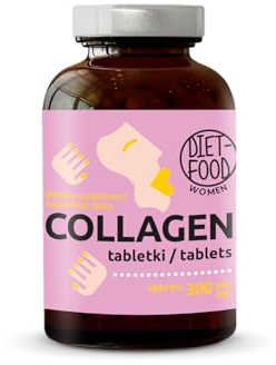 Diet-food - Kollagen - Kollagen Tabletten - Collagen Hochdosiert - Nahrungsergänzungsmittel für Haut, Haar, Gelenke - 400 mg, 120 g, 300 Stück
