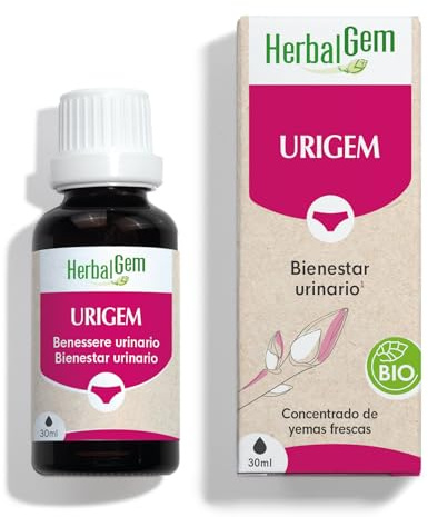 HERBALGEM Urigem BIO 30 ml – Gemoterapia Confort Vías Urinarias | Complejo de gemoterapia concentrada. Apoyo natural para el confort de las vías urinarias.