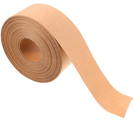 TOGEVAL Papier Klebeband Für Paket Versand Packband Aus Kraftpapier Beschreibbares Kartonband Für Haushalt Und Büro
