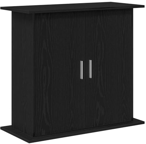vidaXL Aquariumständer Schwarze Eiche 81 x 36 x 73 cm Holzwerkstoff