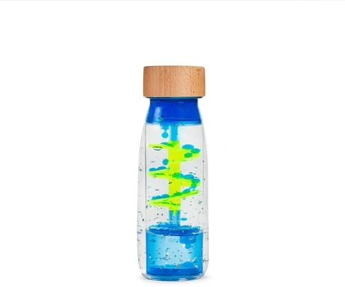 Bouteille sensorielle Move Spirale bleu - Petit boum