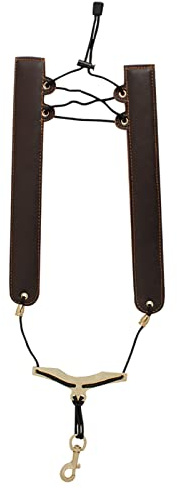 ASHLUYAK Saxophon-Schultergurt, bequemer Saxophon-Nackengurt, Saxophon-Halter, Saxophon-Gurt für Saxophon, Altsaxophon, Sopran, Klarinette