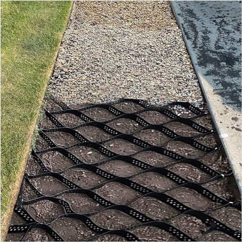 Grille de stabilisation de gravier de 5,1 cm – Pavage perméable durable pour patios, allées et allées – Drainage et soutien améliorés – Solution idéale pour l'aménagement paysager