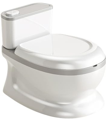 Toilette Per Vasino Per Bambini - Pulsante Di Scarico Con Tappetino Antiscivolo, Toilette Per Vasino Per Bambini Per 1-3 Anni Ragazzi In Età Prescolare Bagno Soggiorno Camera Da Sala Gio