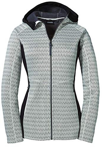 Schöffel Damen Fleece Mellau Hoodie, Whisper White, 42