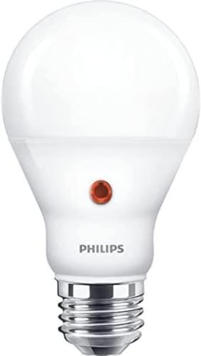 Philips LED Lampadina Goccia con Sensore Crepuscolare 60W E27, Luce Bianca Calda