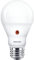 Philips LED E27 Lampe mit Tageslichtsensor, 60W, Tropfenform, matt, warmweiß, Lichtsensor