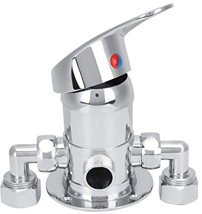 Hapivida G1/2 Pollici Valvola Deviatrice Doccia, Valvola Ad Angolo Montata a Parete, Valvola Miscelatrice Doccia a 3 Vie per Bagno, Parte di Ricambio per Cucina da Bagno
