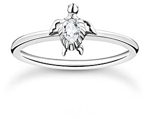 THOMAS SABO Damen Ring Schildkröte Silber 925 Sterlingsilber TR2401-051-14