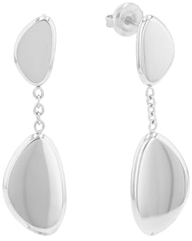 s.Oliver Ohrhänger Edelstahl Damen Ohrschmuck, 3,8 cm, Silber, Kommt in Schmuck Geschenk Box, 2035526