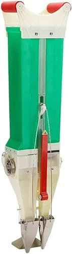 Épandeur Manuel portatif de semoir de Jardin, Repiqueuse Acier Inoxydable, transplanteur Manuel Durable, Plantoir à Bulbe Manche Long, Outil de Jardin