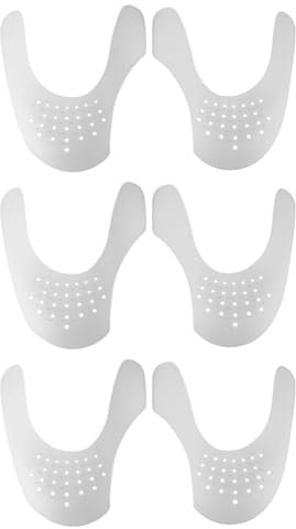 Newaner 3 paires de chaussures pli protecteur boîte à orteils, prévenir les chaussures de sport pli protecteur pour homme et femme（35-39）