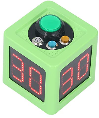 Walfront Pomodoro Timer 1, 4 Zoll Digital, 4-seitiger Würfel-Timer, Würfel-Timer-Display, Würfel-Timer mit Voreingestellter Zeitalarmfunktion für die Countdown-Verwaltung der Lernzeit