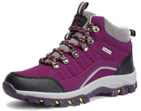 Scarpe da Trekking da Donna Scarpe da Trekking da Arrampicata Antiscivolo Impermeabili Stivaletti da Esterno Scarpe da Trekking