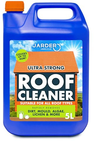 Jarder Ultra Strong Roof Cleaner 5L - Removes Mould, Dirt, Black Spot and More - Super Concentrated Formula
