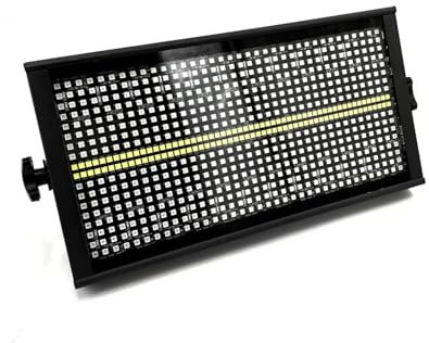 OUHFCASN Luce da palco per DJ, 200W LED RGBW 4in1 48 Partition Strobe Light Bianco 8000K DMX Dj Wash Bar Strobe Effetti di illuminazione da palco Uplight per Eventi