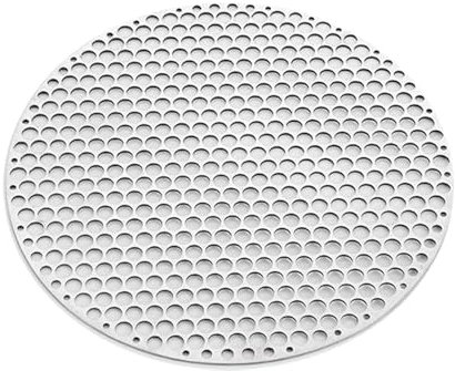 kesurpae Round BBQ Grill Rack With Tea Making Grill Net Feature For Versatile Cooking Round BBQ Grill Mesh Stainless Steel, 20cm
