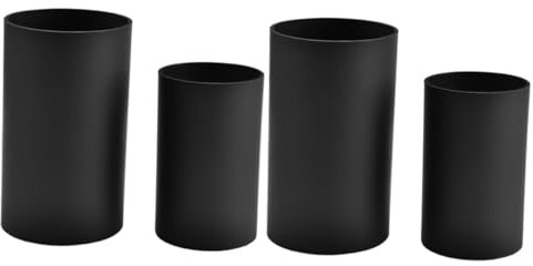 Cabilock Porta Cubiertos Grande y Pequeño, Organizador de Utensilios de Cocina de Plástico Resistente, Soporte para Almacenamiento Hogar y Restaurante, Contenedor Decorativo Multiusos 2 Piezas