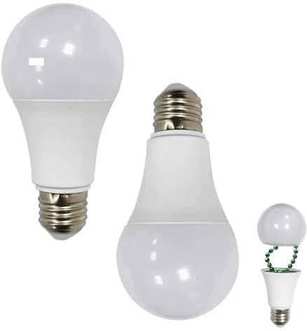 Gwezmxs Nascondiglio Scomparto Segreto, Forma Della Lampadina Cassaforte Nascosta, Nascondere Key, Soldi, 2 Pezzi