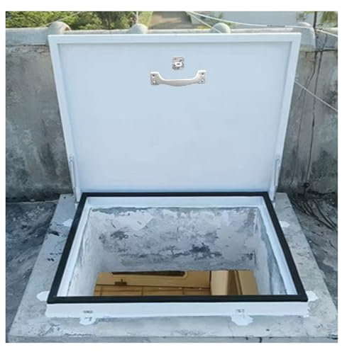 GLFNB 22 24 26 28 30 32 34 36 38 Zoll maßgeschneiderte Dachzugangslukentür, belüftetes Dachfenster-Oberlicht für Wartungsdächer, Stabiler Deckenlukendeckel (53,3 x 101,6 cm)