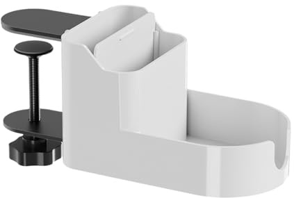Clip On Cup Holder, Desk Mug Mount, Non-Slip Clips Holders, Adjustable Cups Support, Sturdy Drink Holder, for Dining Room, Restaurant, School, Dormitory, Home, Bedrooms