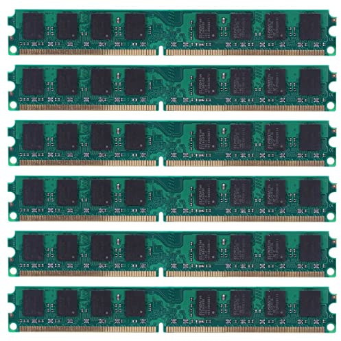 Janasiba 6 x Ddr2 800 MHz Pc2 6400 2 Gb 240 para memoria RAM de escritorio