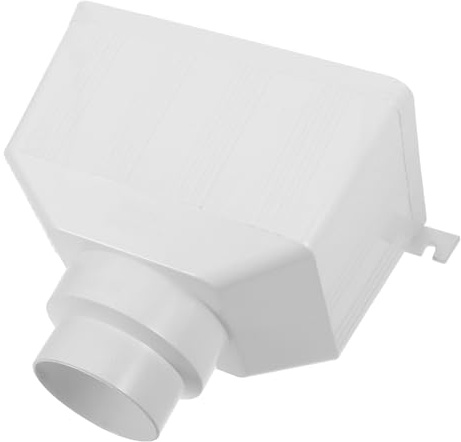 PENIKOKO Connettore in Pvc Per Scarico Grondaia Esterno Accessorio Per Drenaggio Pioggia Robusto e Facile Da Installare Compatibile Con Prolunghe Tubi e Collettori Pluviali