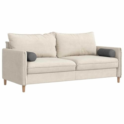 vidaXL Cuscini a Rullo 2 PCS Grigio Scuro Ø 15 x 40 cm, Cuscino cilindrico Comfort per Il Soggiorno Moderno, foderina Removibile, Decorativo per Camera, Studio, Interno, Ufficio
