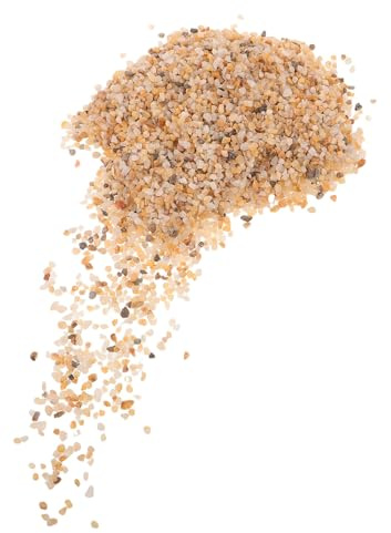 IWOWHERO Gravier Décoratif pour Aquarium Mini Pierres Naturelles pour Bac à Poissons Sable de Fond Polyvalent pour Paysage Aquatique Adapté Eau Douce et Salée