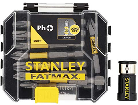 STANLEY STA88564-XJ - Juego con puntas con zona de torsión Philips STANLEY® FATMAX® de 10 piezas
