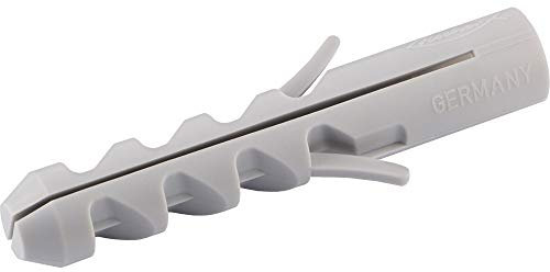 Fittingteile - Wanddübel S-Dübel - Classic (Nylon) Schraubendübel 100 Stück (Ausführung: S-Dübel - Bohrer Ø: 5,0 mm)