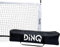 DINQ Pickleball Netz 5 Schichten 1,5 Zoll Polyester Knotenloses Netz offizielle Größe 5 Fuß Fiberglas Stangen tragbar sofort einsatzbereit leicht zu tragen mit Tragetasche