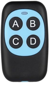 LYEAA Multi Frequency Auto Copy Remote Control Universal Remote Control Key Fob 4 Buttons Replacement Key Fob Home Security (AB Key 315MHz)