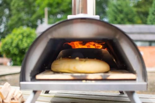 Four à pizza d'extérieur en granulés de bois – 100 % acier inoxydable, entièrement isolé