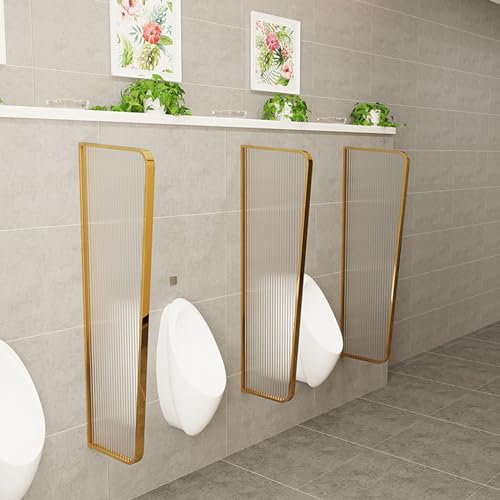 WC Trennwand, Urinal-Trennwand,Toiletten Trennwand,Urinal Schamwand,vorwandelement Wc,toilette Trennwände,bodenstehende Urinal-Schallwand Für Erwachsene,Urinal-Sichtschutz,kreative Trennwand ( Color :
