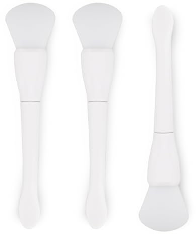 BIRLOZA 3 Piezas De Silicona Mascarilla Facial Aplicador De Cepillo Espátula Mascarilla Facial Cepillo El Cuidado De La Piel Barro Facial Mascarilla