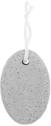 FUNOMOCYA Bimsstein Sanftem Peeling mit aus Natürlichem Vulkangestein Ergonomischem Design Ovaler zur Hornhautentfernung und für Effektive Fußpflege und Pediküre