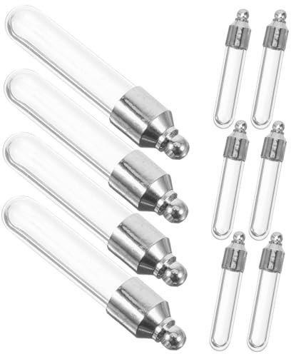 Gadpiparty Botellas Pequeñas De Vidrio Collares De Vial Decorativos Para Almacenamiento Cierre Hermético