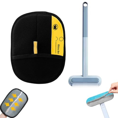 1 Stück Fellmagnet+ 3 in 1 Pet Hair Remover, Fell Magnet Handschuh, Katzen/Hunde Handschuhe,Yomi Fell Magnet Static Removal Gloves for Pet Hair, Wiederverwendbare Fellpflegehandschuhe für Haustiere